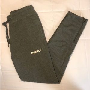 Gray Gymshark High Waisted Joggers
